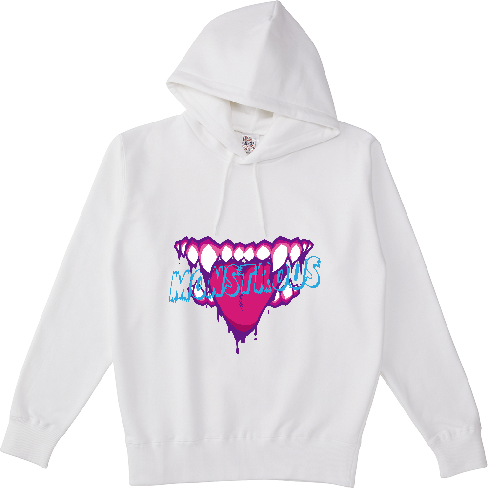 ケモノぽいキバパーカーC（グレープ）