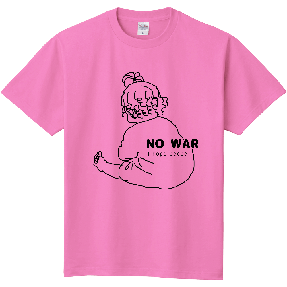 NO WAR baby　ピンク