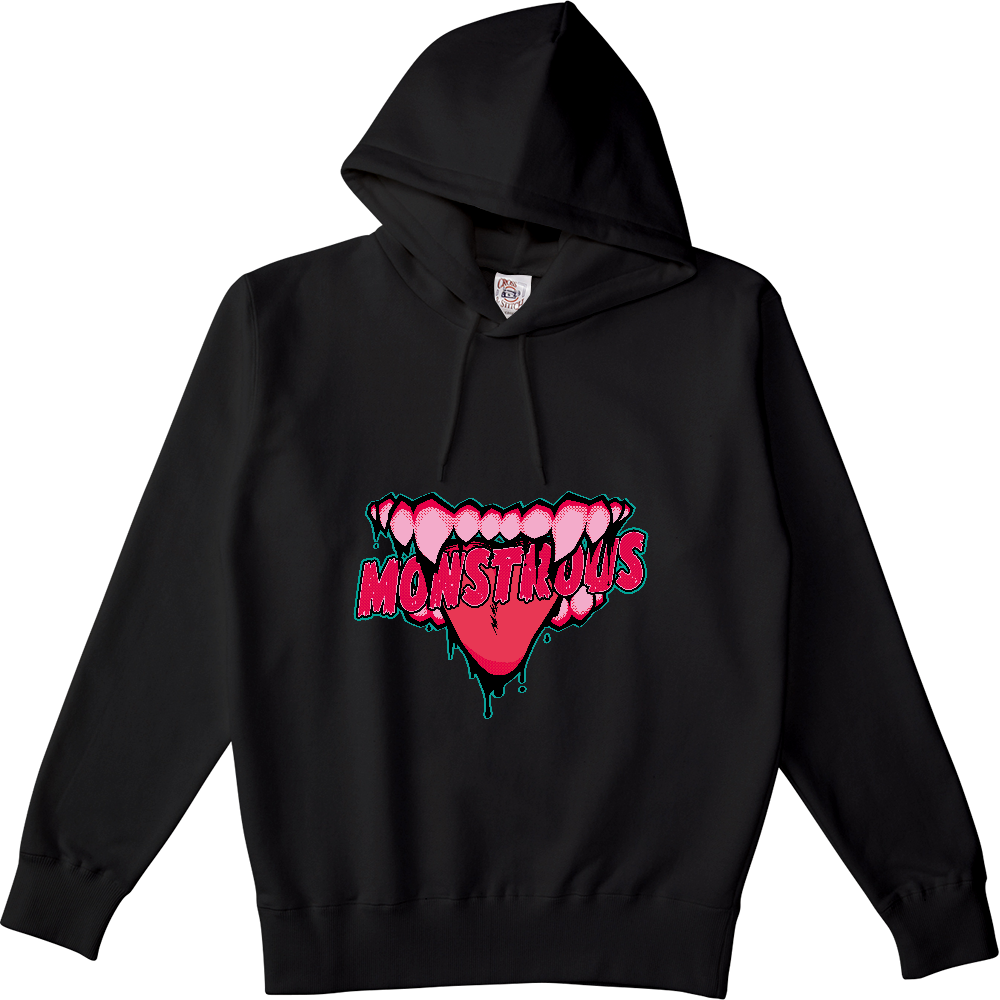 ケモノぽいキバパーカーC（マゼンダ）