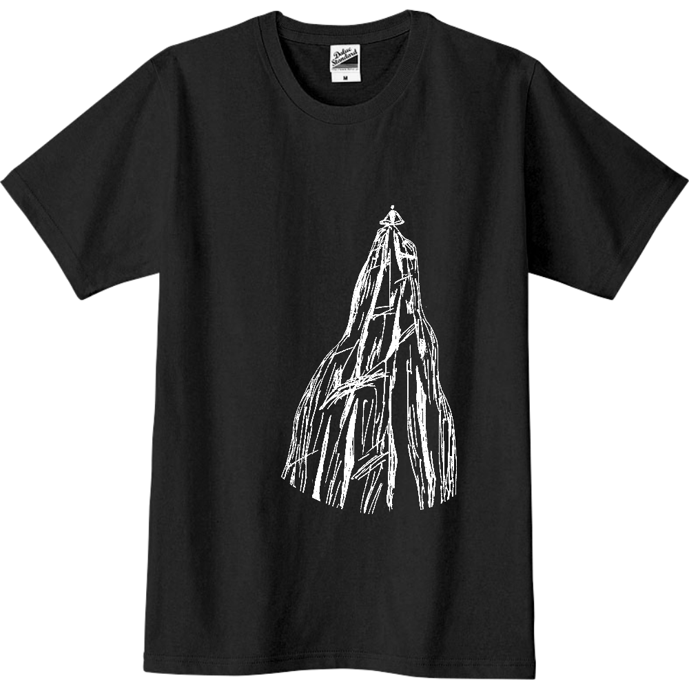 成瀬雅春45周年特別企画　瞑想イラストTシャツ-【セール価格】ジャパンフィットスリムTシャツ