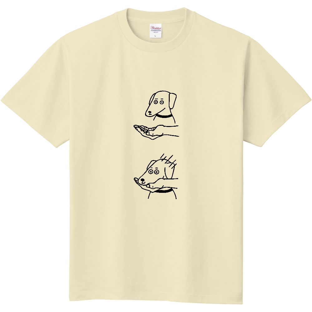 おさまりの良いダックスフンド|オリジナルTシャツのUP-T