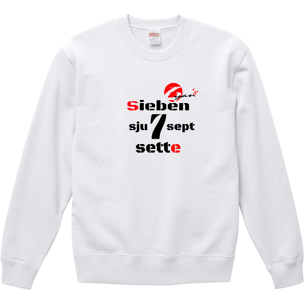 Gyan's クルーネックスウェット(キッズ)　7 文字色　黒