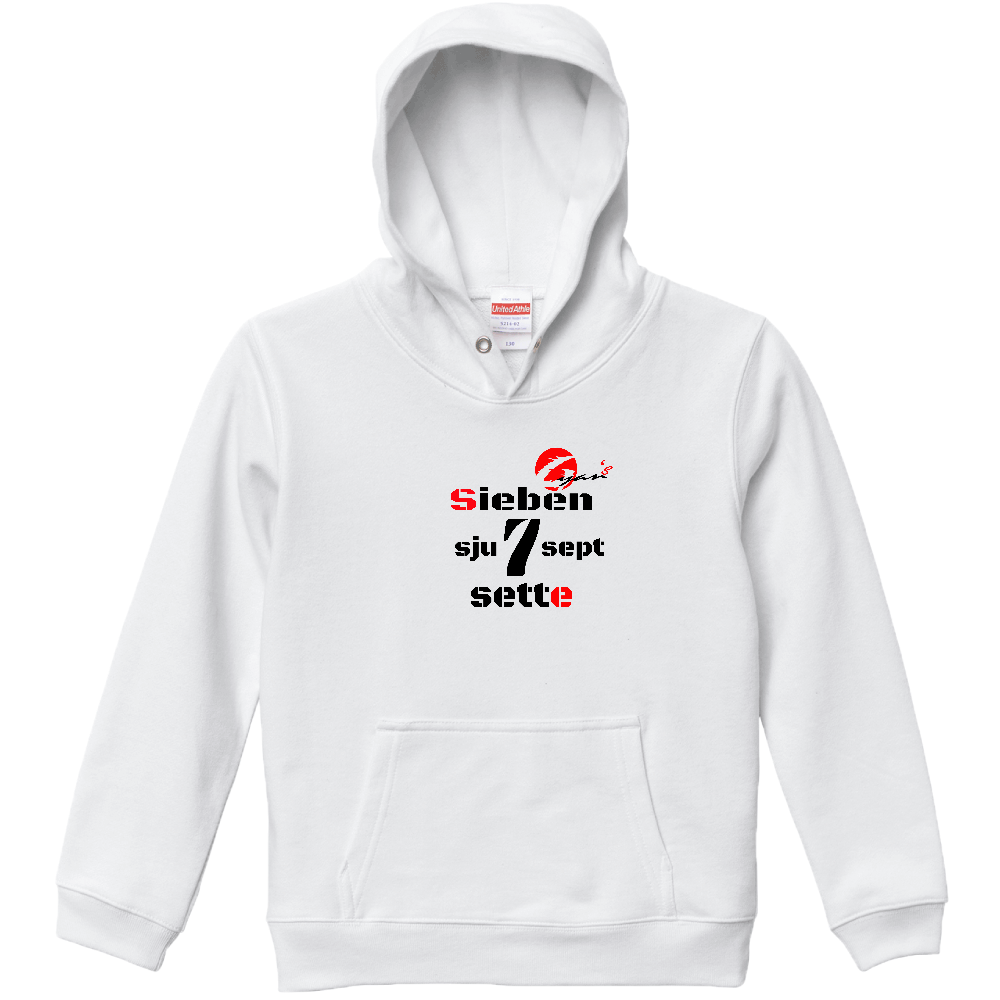 Gyan's スウェットプルオーバーパーカー(キッズ)　7 文字色　黒