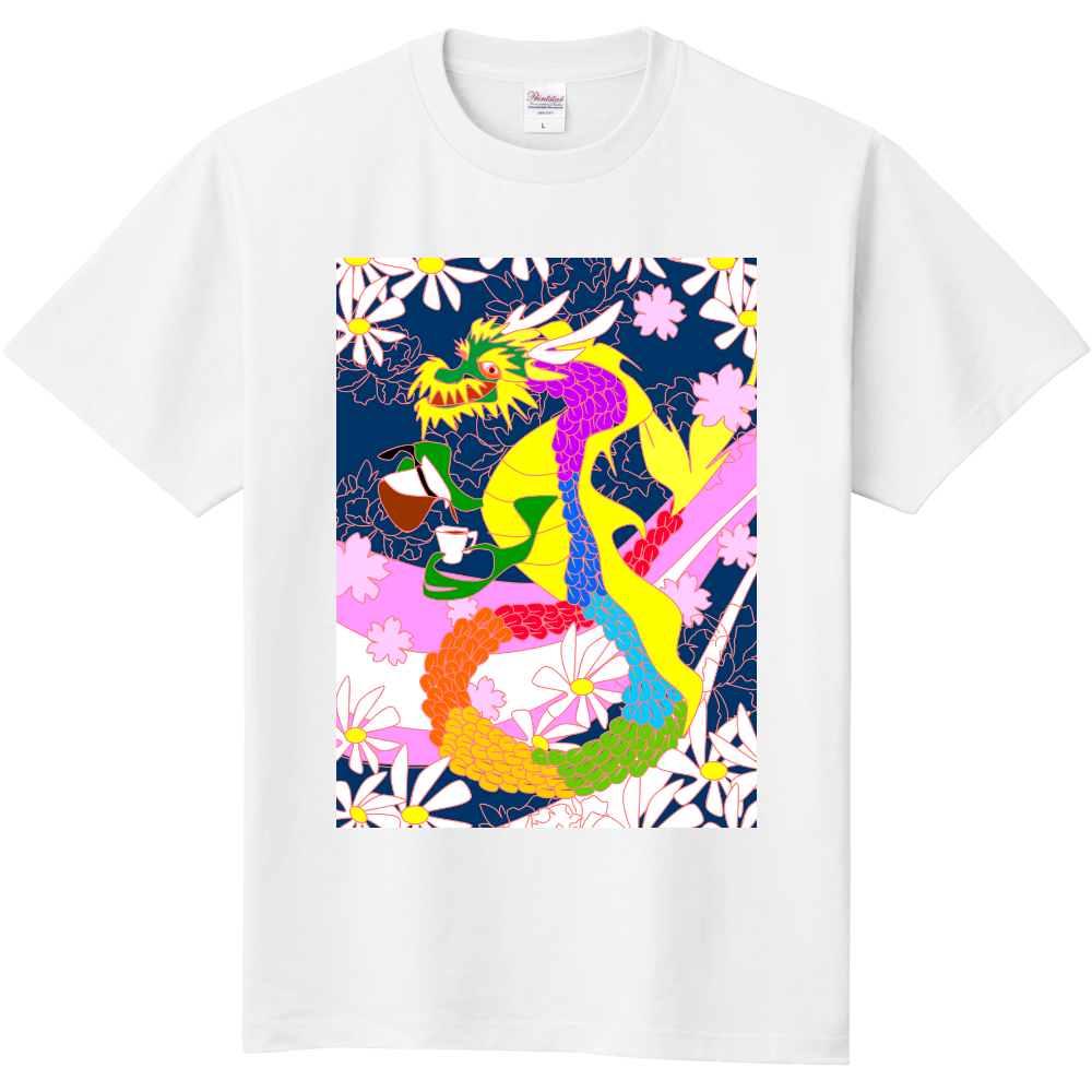 Rainbow Dragon オリジナルtシャツのup T