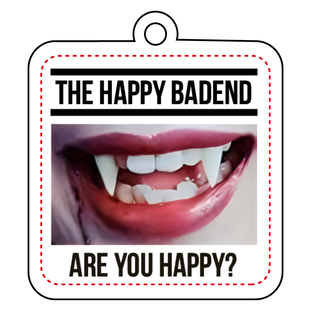 ヴァンパイア定番ロゴ/オリジナルアクリルキーホルダー四角型(6cm)