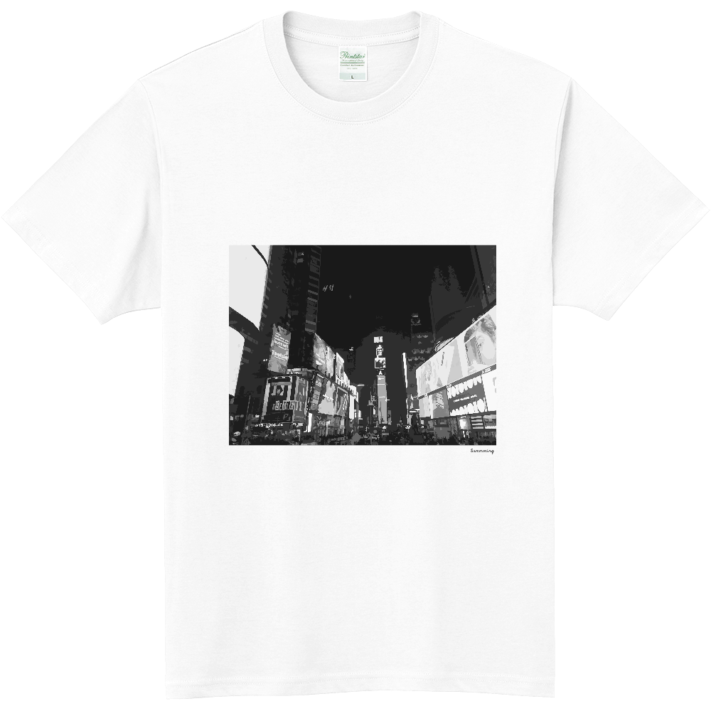 NYアートフォトプリントT