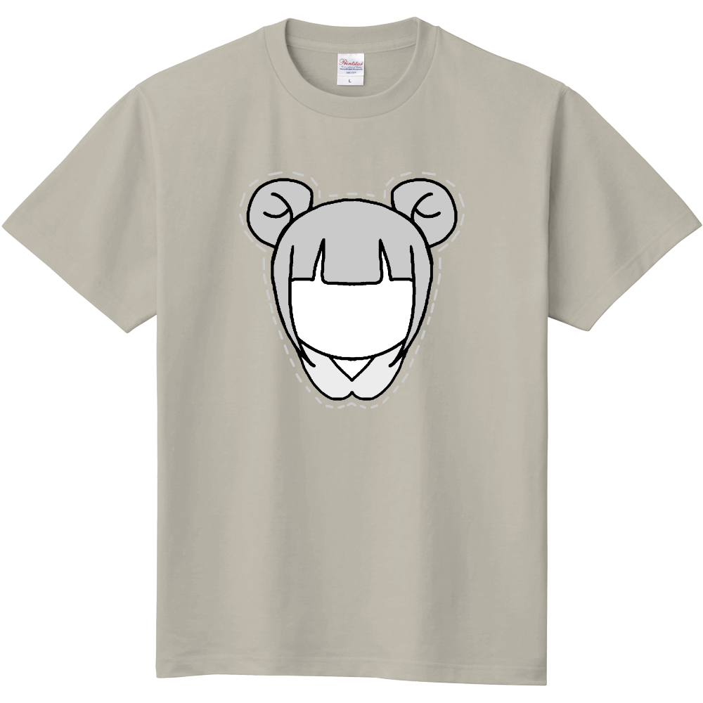 にじいろが～る　ぐれ～ちゃん　Tシャツ　シルバーグレー