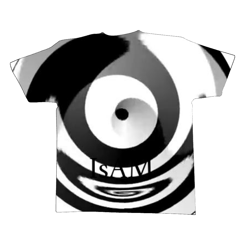 ぐるぐる全面インクジェットTシャツ