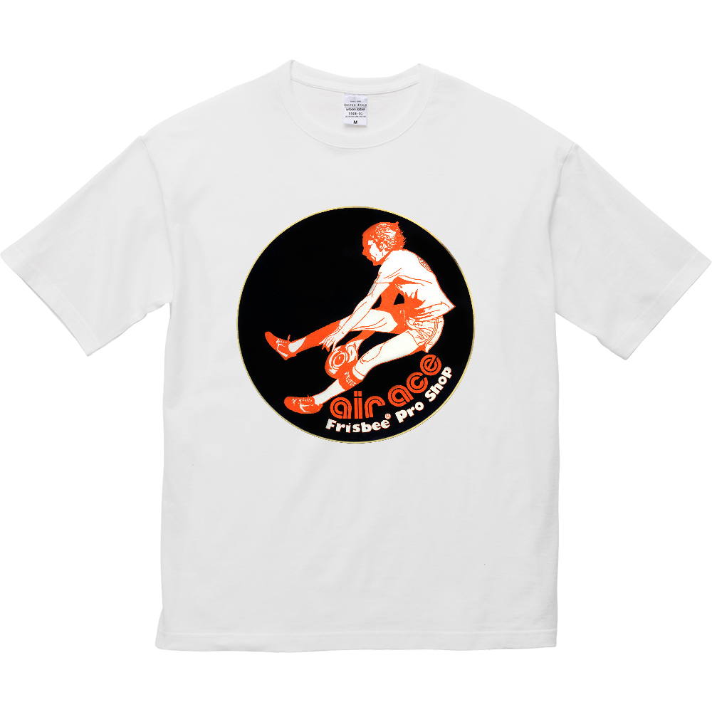 air ace エアエース復刻版ロゴTシャツ(ビッグシルエット) フリスビー 70年代