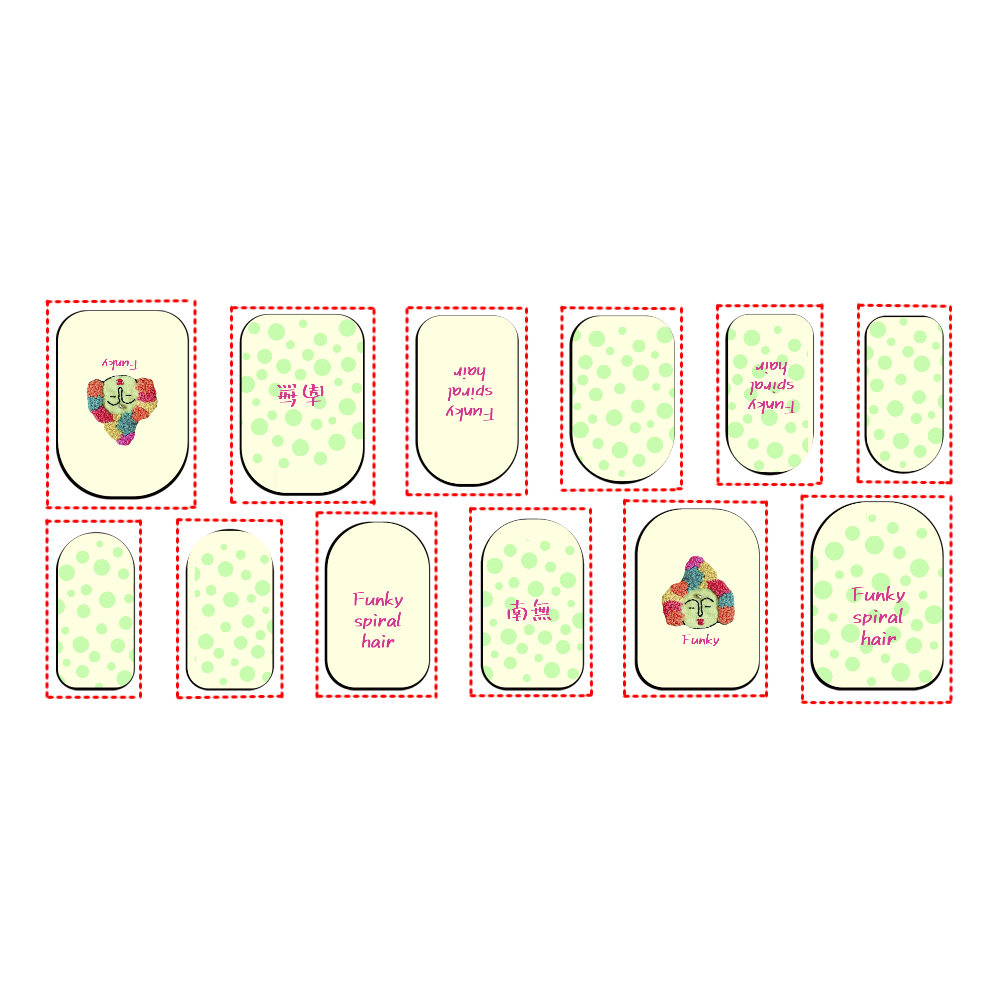 ファンキー大仏様ネイルシール