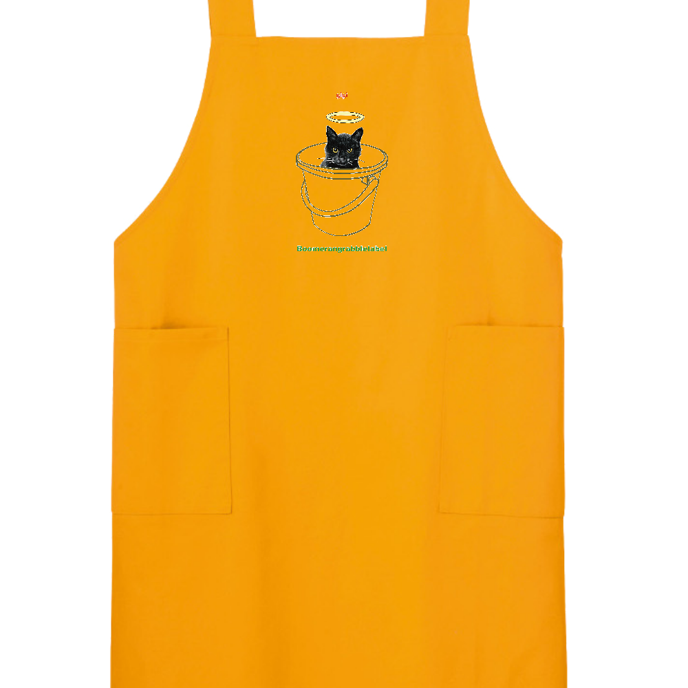 H型エプロン＠2022黒ねこ天使gigi