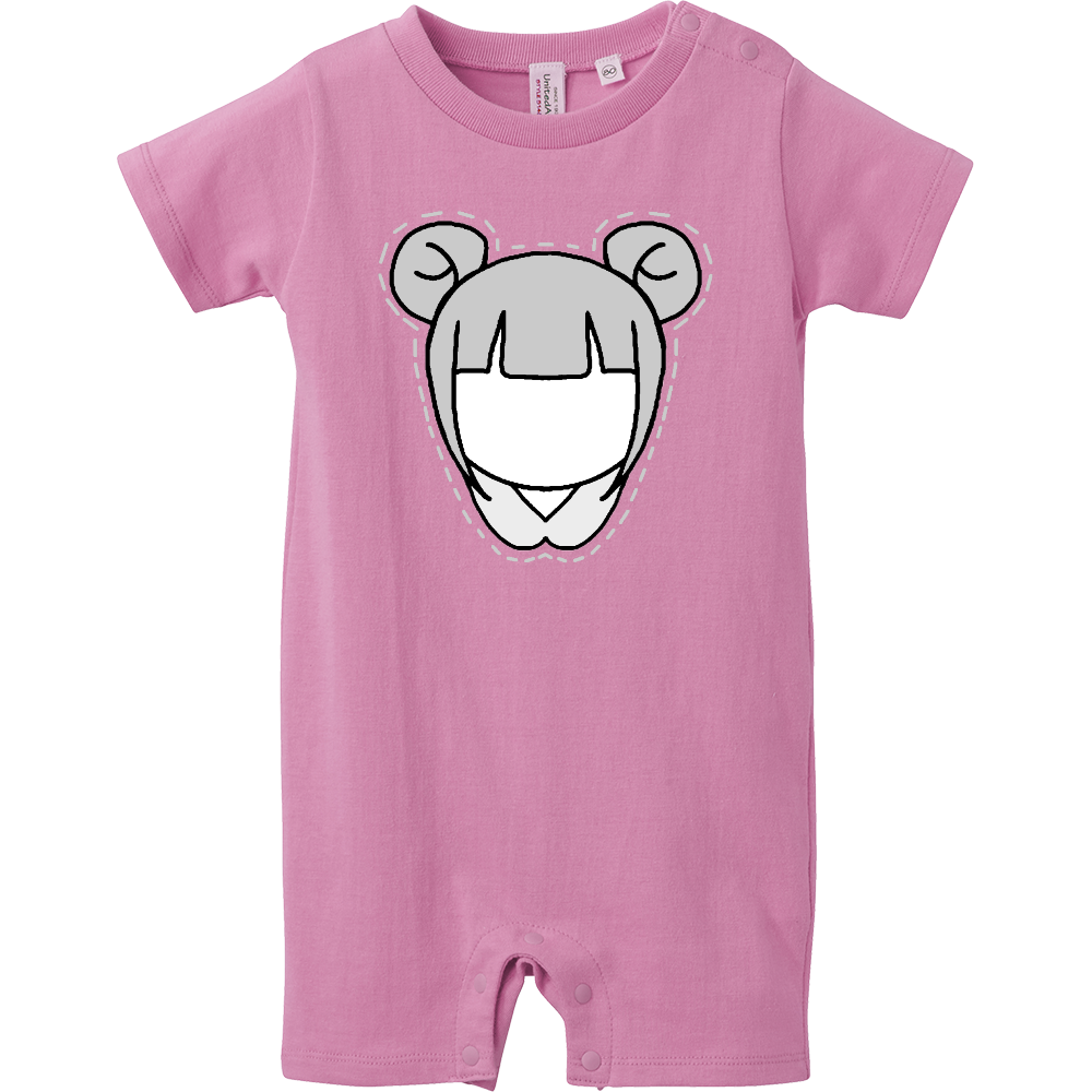 にじいろが~る ぐれ~ちゃん ベイビーロンパース ピンク