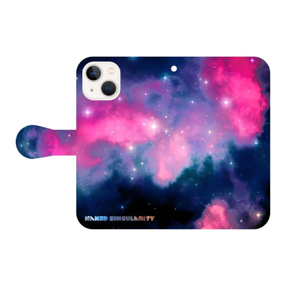 nebulaⅠ　手帳型ベルト付きiPhone13 mini