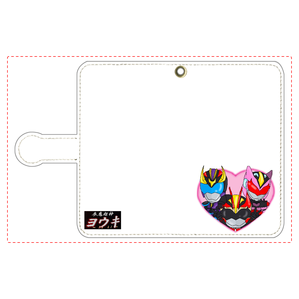 炎武・風妃・水龍手帳型スマホケース(android)　S