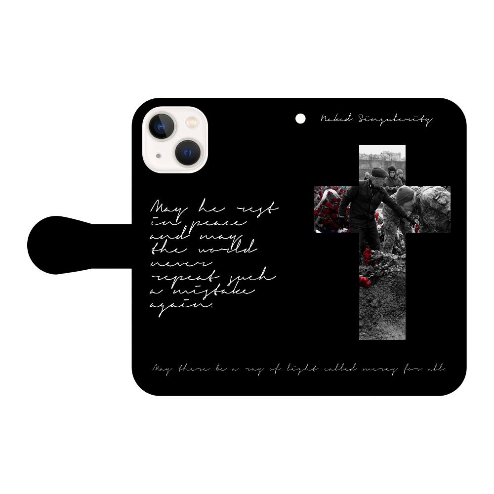 globalism　VS　nationalismⅥ　手帳型ベルト付きiPhone13 mini