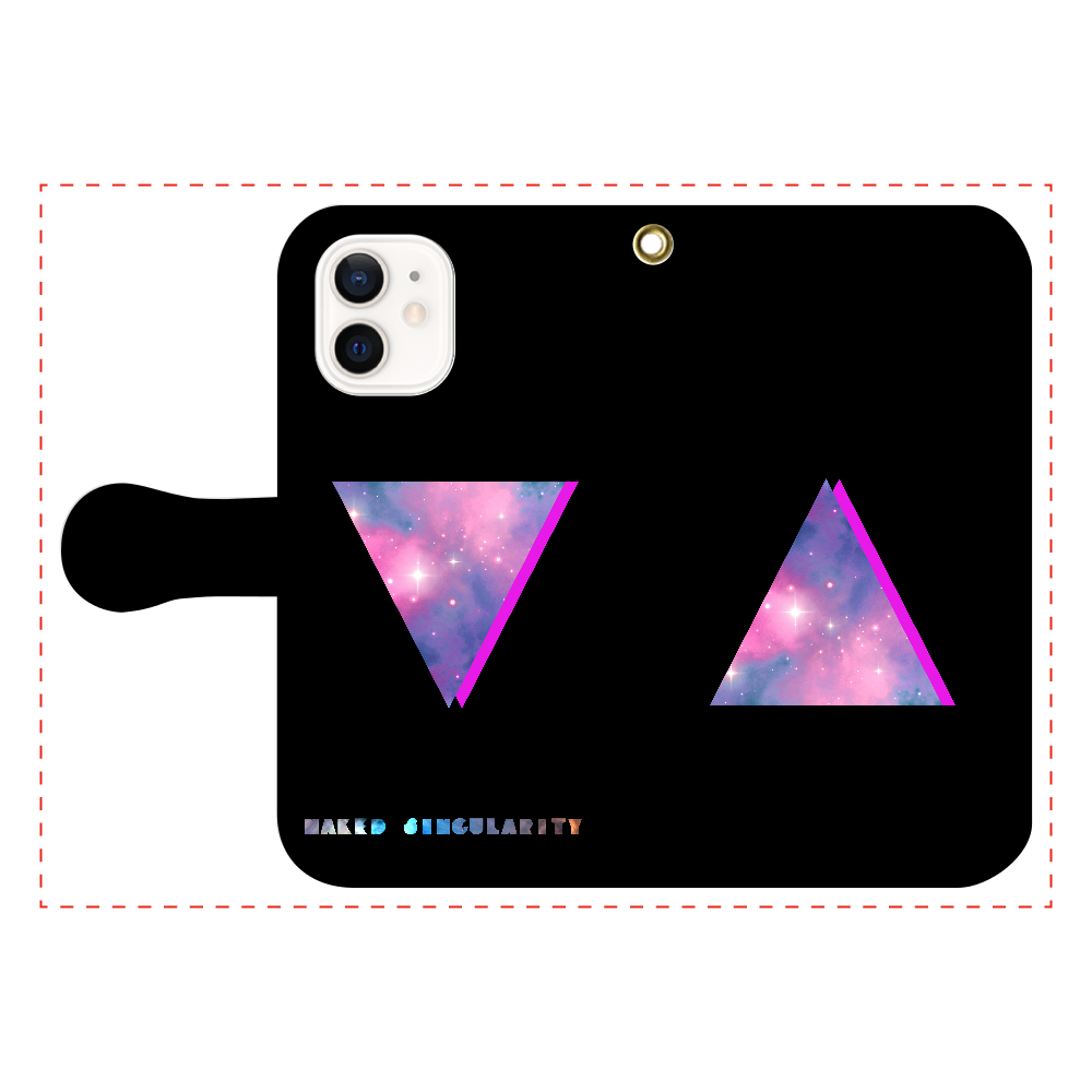 nebulaⅠ  手帳型ベルト付き iPhone 12 mini