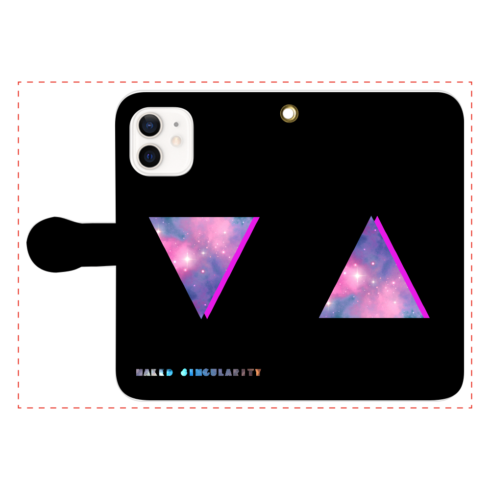 nebulaⅠ 手帳型ベルト付き iPhone 12/ 12 Pro