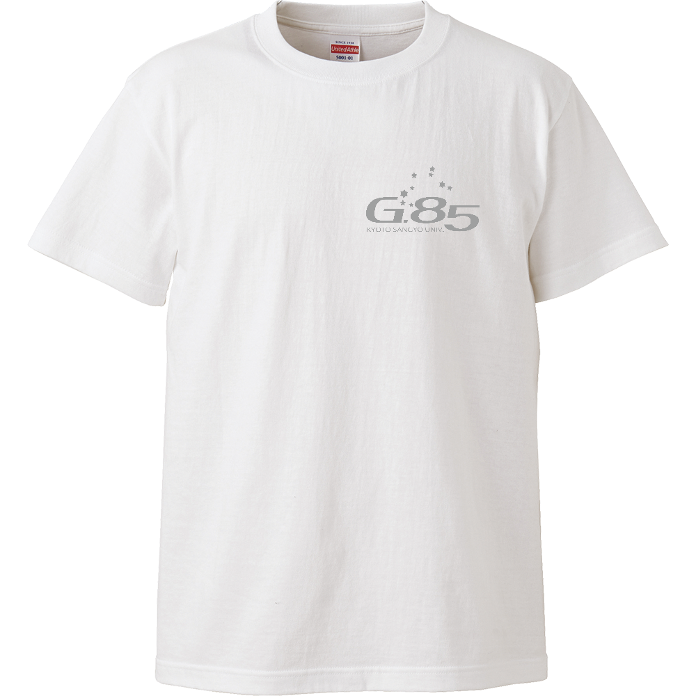 KSU G85Tシャツ ホワイト ロゴ1面