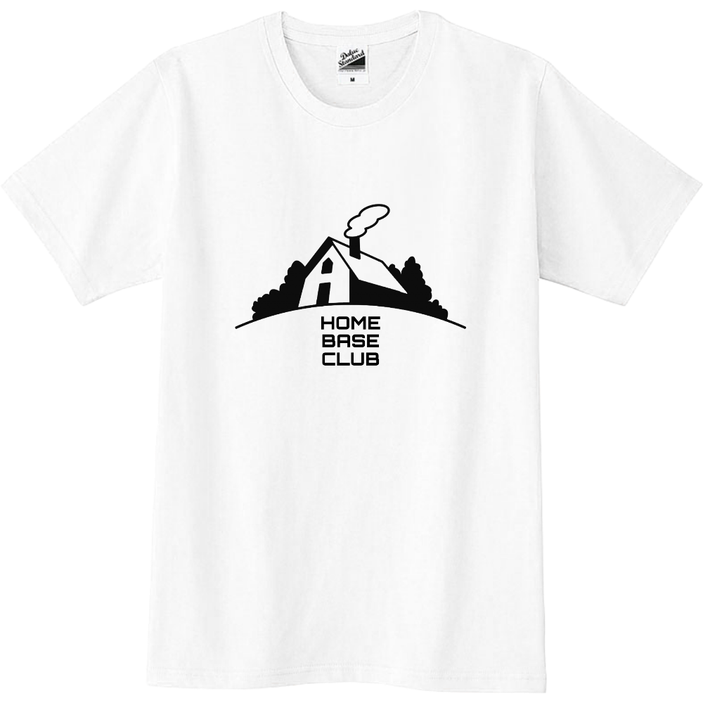 スリムフィットTシャツ  HBC  (黒ロゴ/黒文字) 