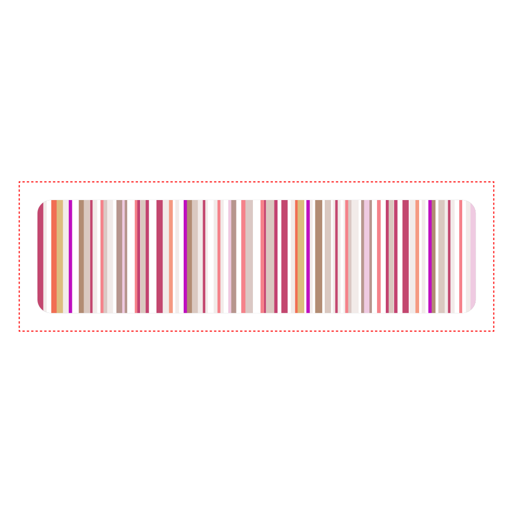 スティック型モバイルバッテリー (2000mAh)　ストライプ Type05