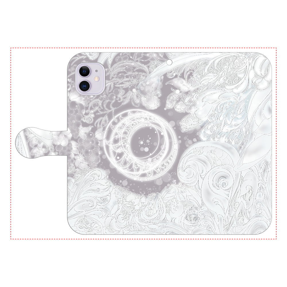 スマホケース手帳型「Idea」iphone8用