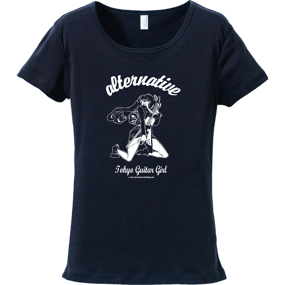 東京ギターガール フライングV レディースTシャツ