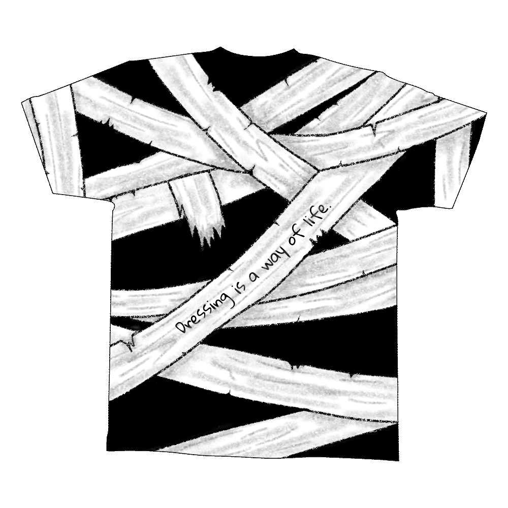 ミイラな包帯Tシャツ(M)