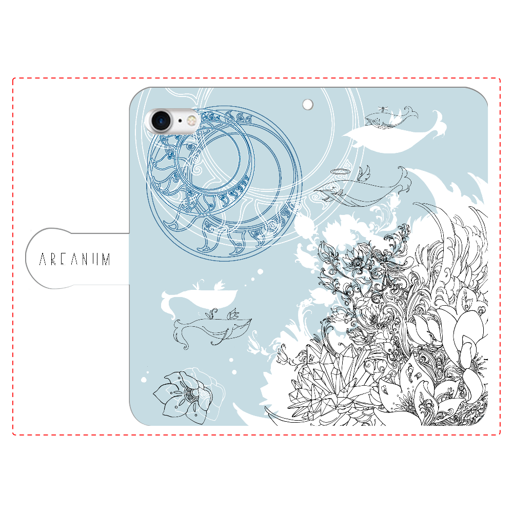 ARCANUM 手帳型iPhoneケース　SE第二世代用