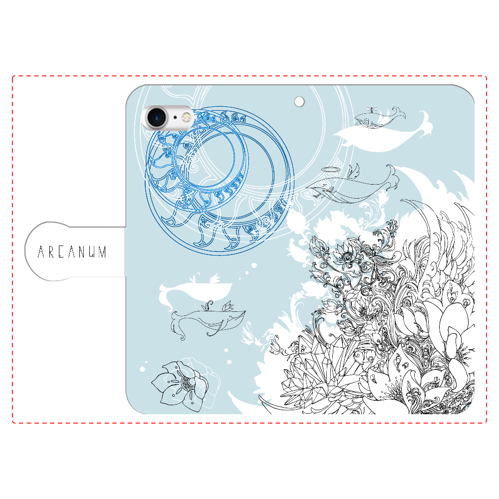 ARCANUM 手帳型iPhoneケース　SE第二世代型