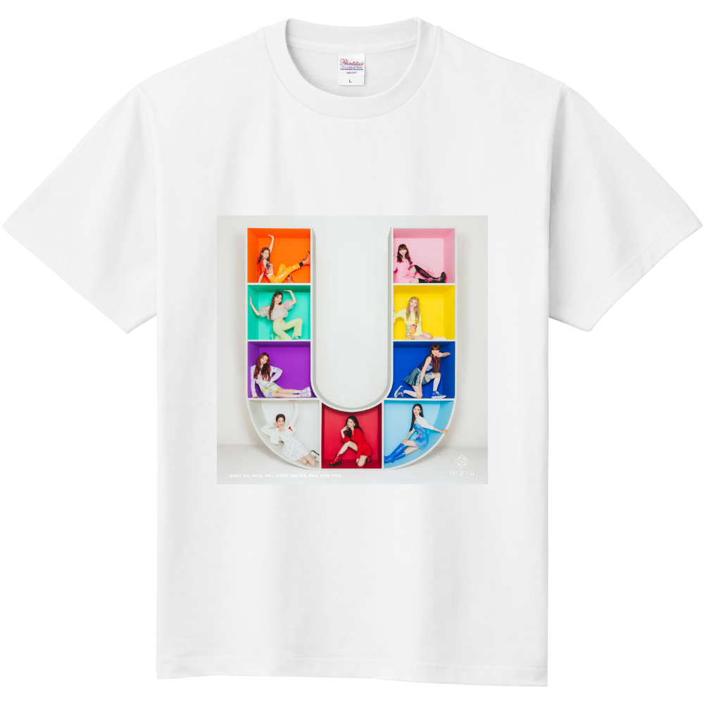 NiziUオリジナルTシャツ|オリジナルTシャツのUP-T