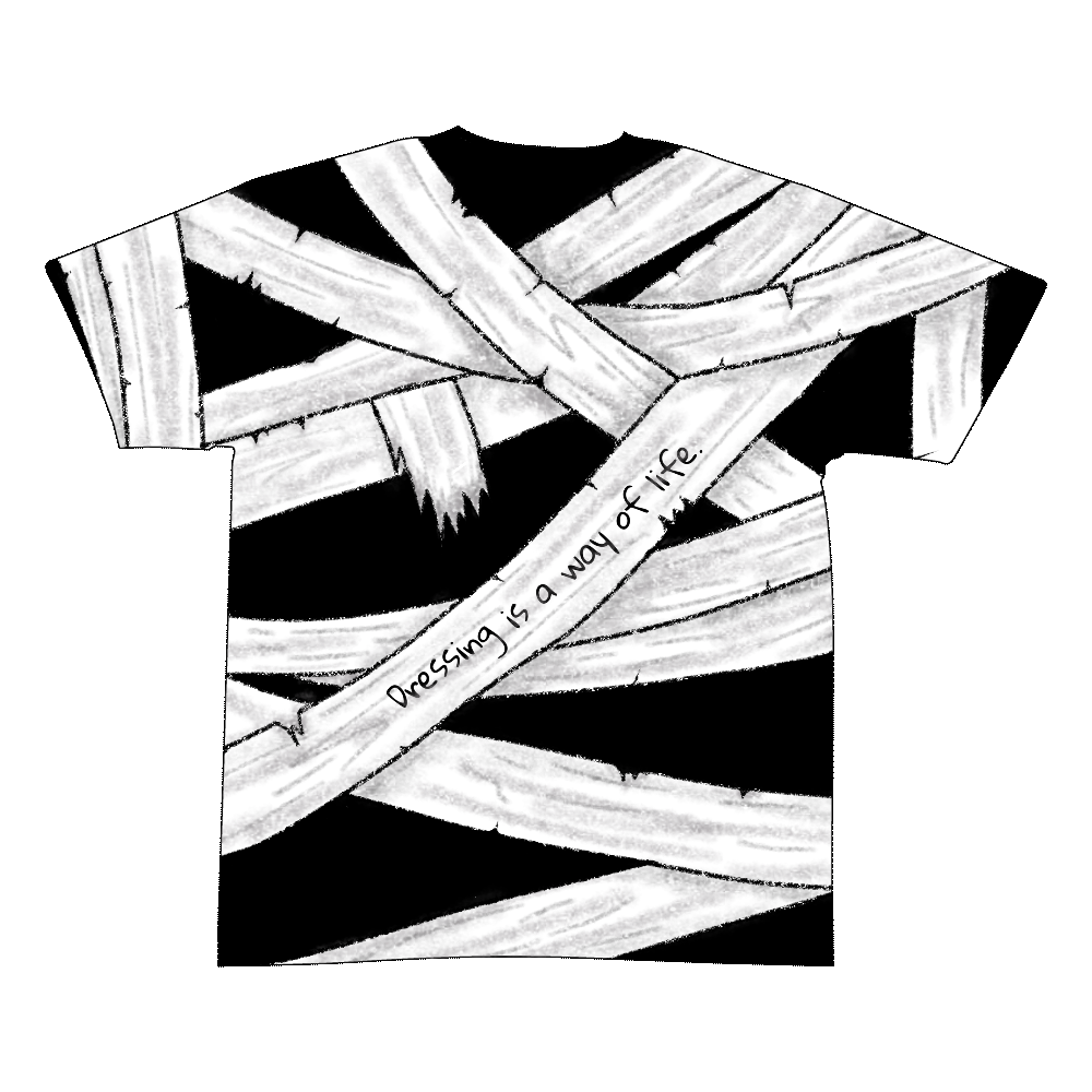 ミイラな包帯Tシャツ(S)