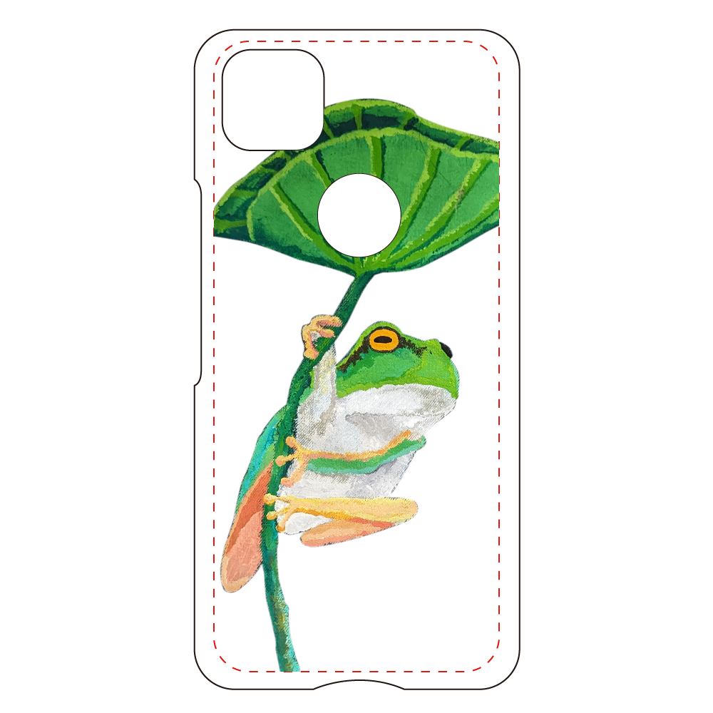 Where next? FROG NARI 蓮蛙 スマホケース Android Google Pixel 4a対応
