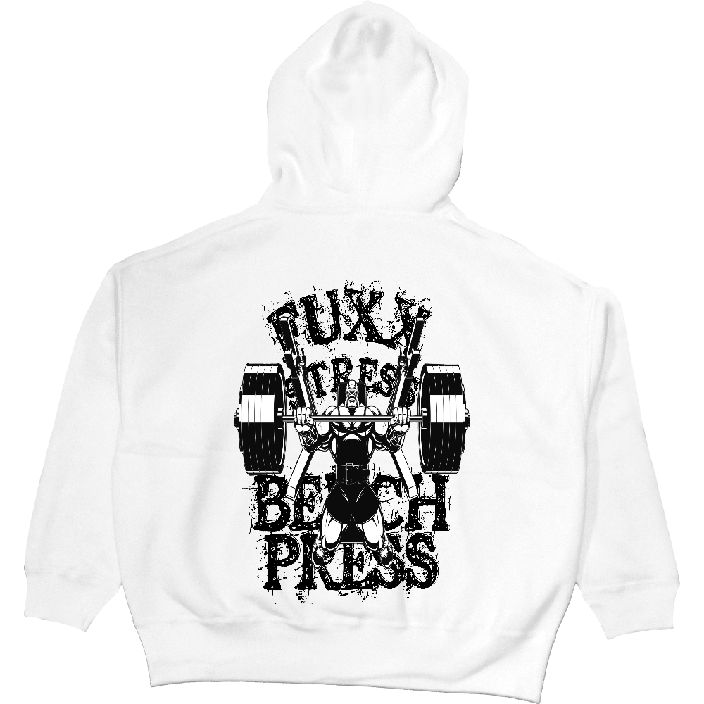 Big3 BenchPress Hoodie White|オリジナルTシャツのUP-T
