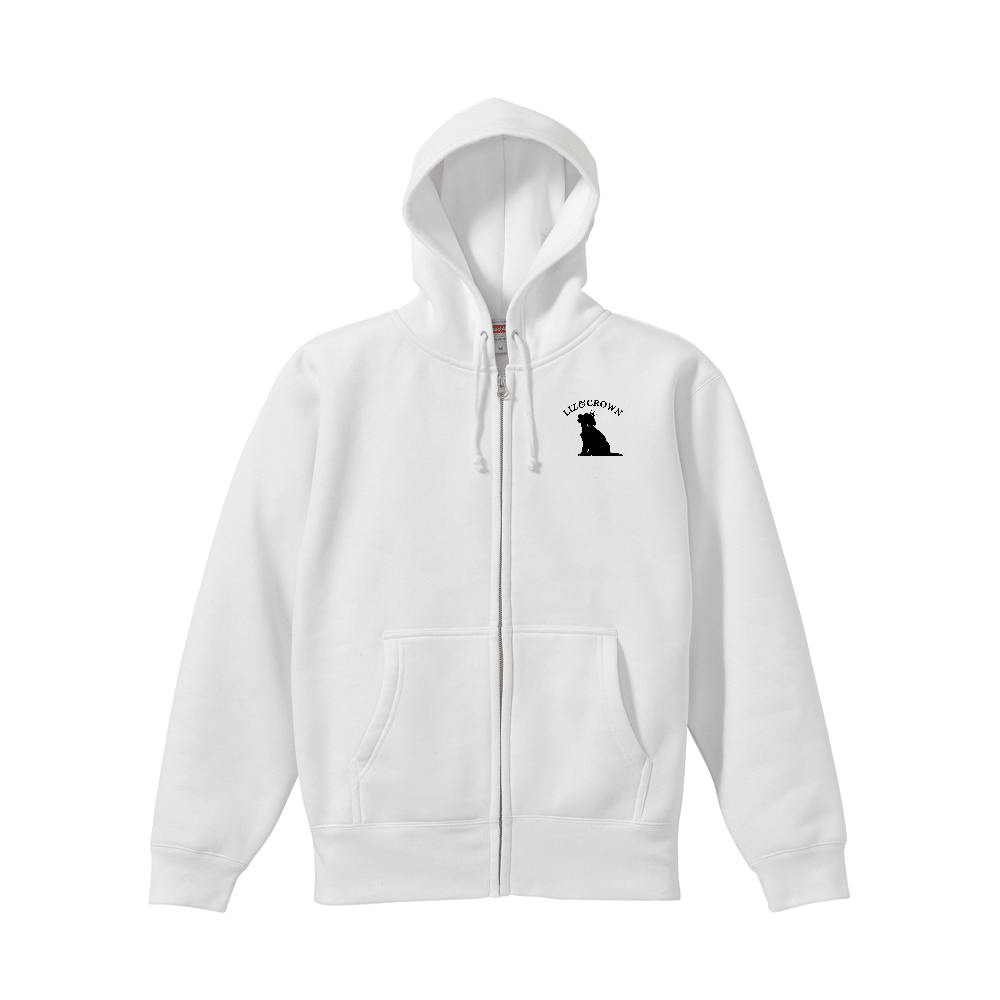 vol.7 【LIZ&CROWN paw prints edition】スウェットフルジップパーカー