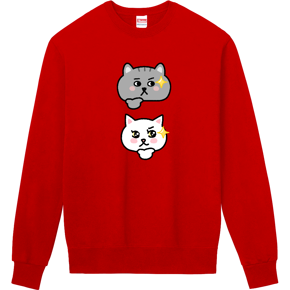 かわいい猫のカップル・グレイとキャリー