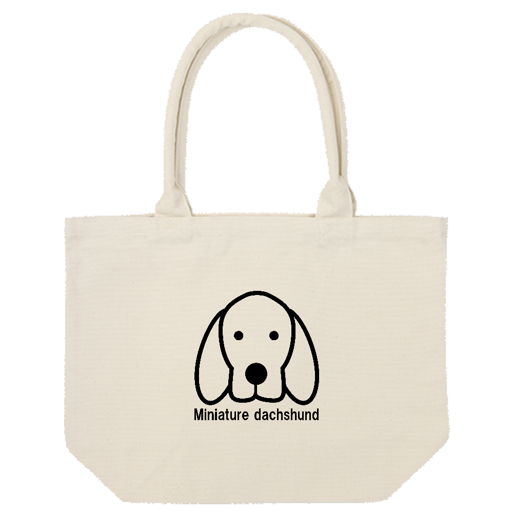 MONOLITHオリジナル ミニチュアダックス フェイス トートバッグ