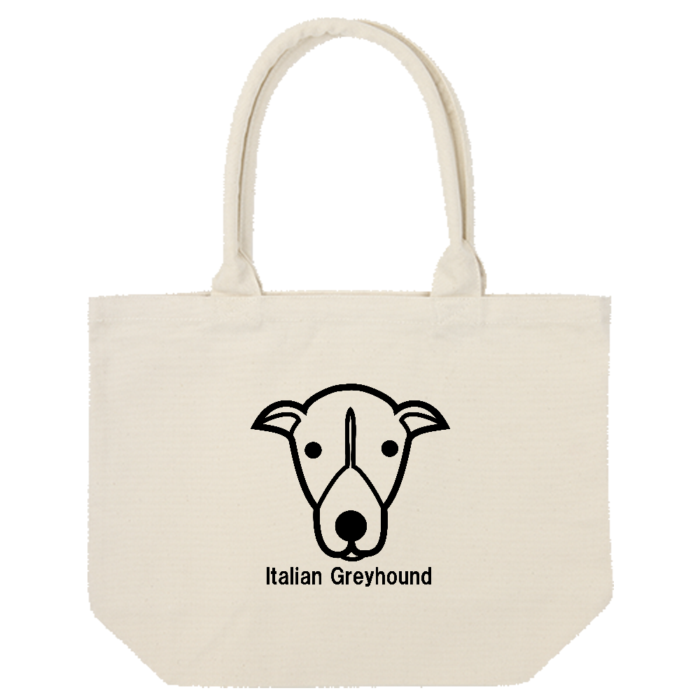 MONOLITHオリジナル　イタリアングレイハウンド　フェイス　トートバッグ