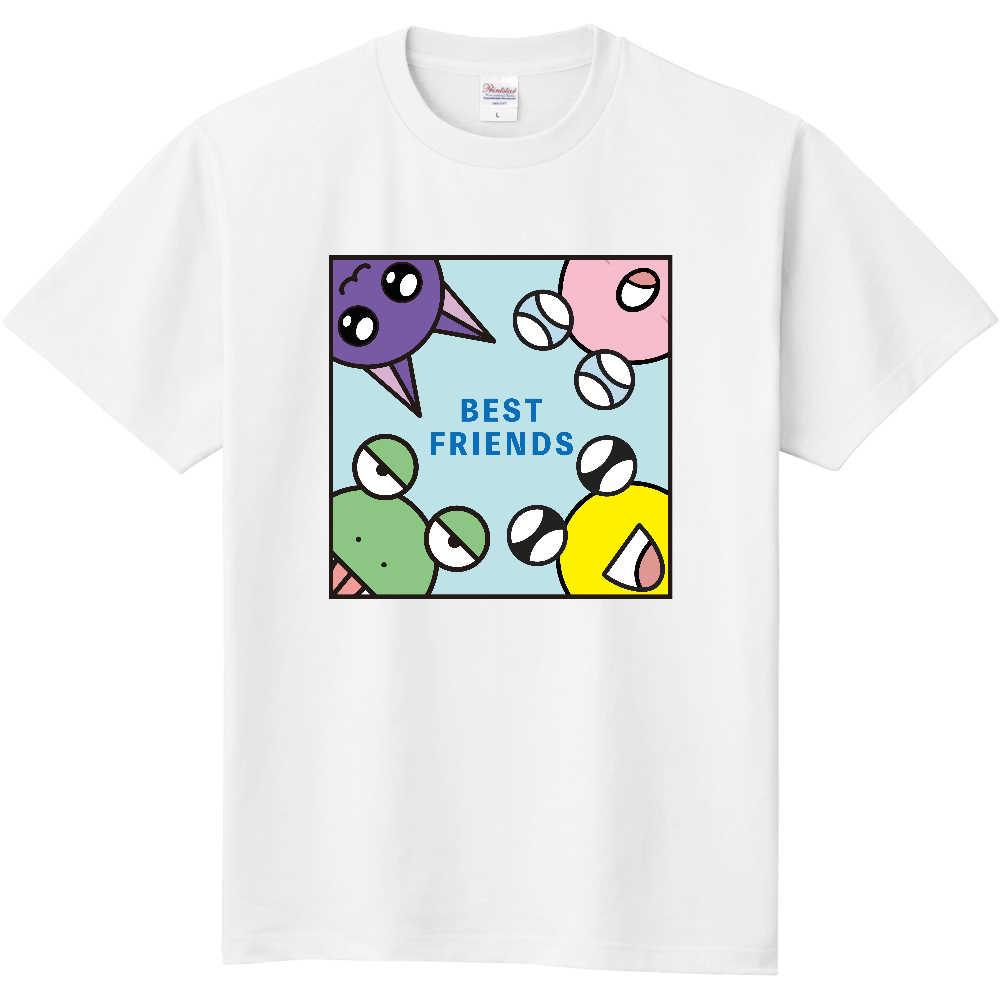 4人はベストフレンズTシャツ