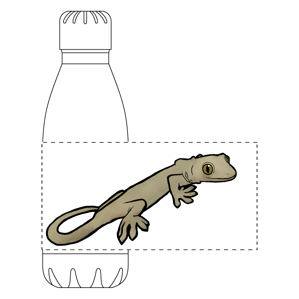 ニホンヤモリロケットサーモボトル (420ml)