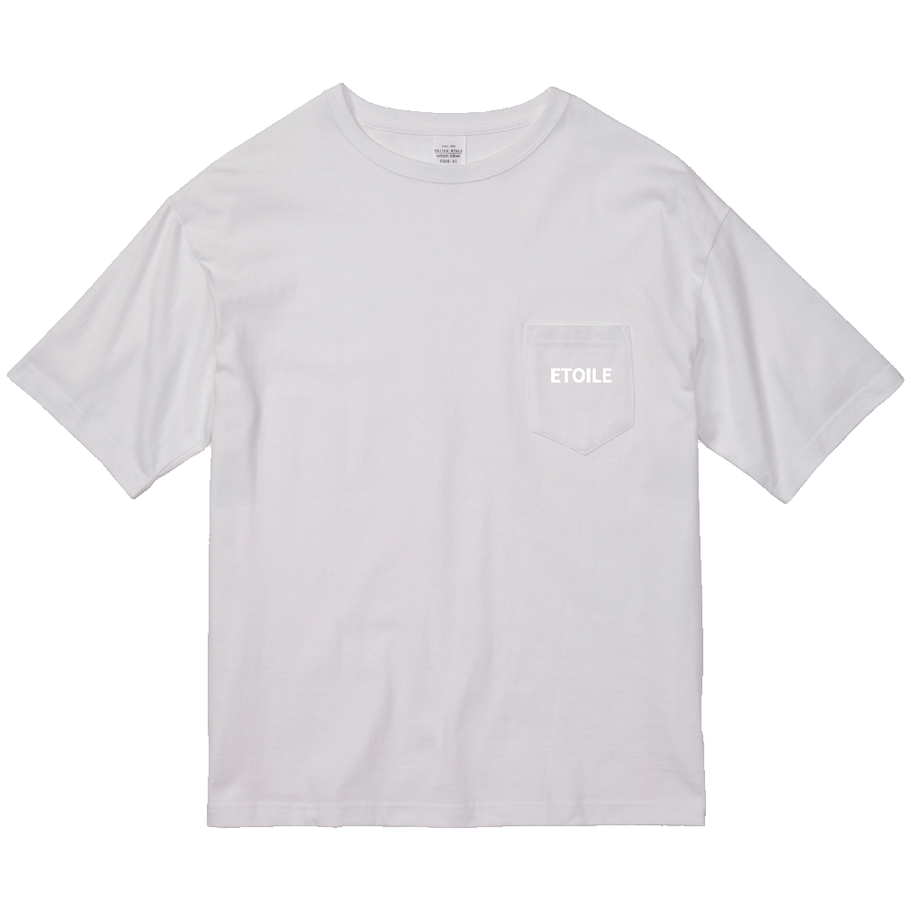 【ETOILE】ビックシルエットTシャツ ホワイトロゴ