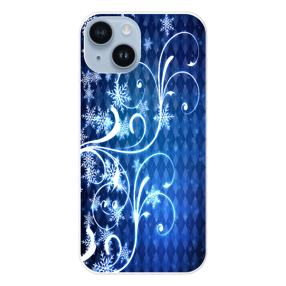 雪花 スマホケース iPhone14用