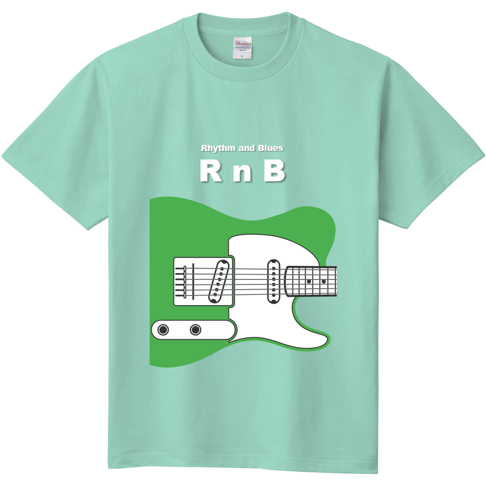 Rhythm and Blues R n B Tシャツ （アイスグリーン）|オリジナルT