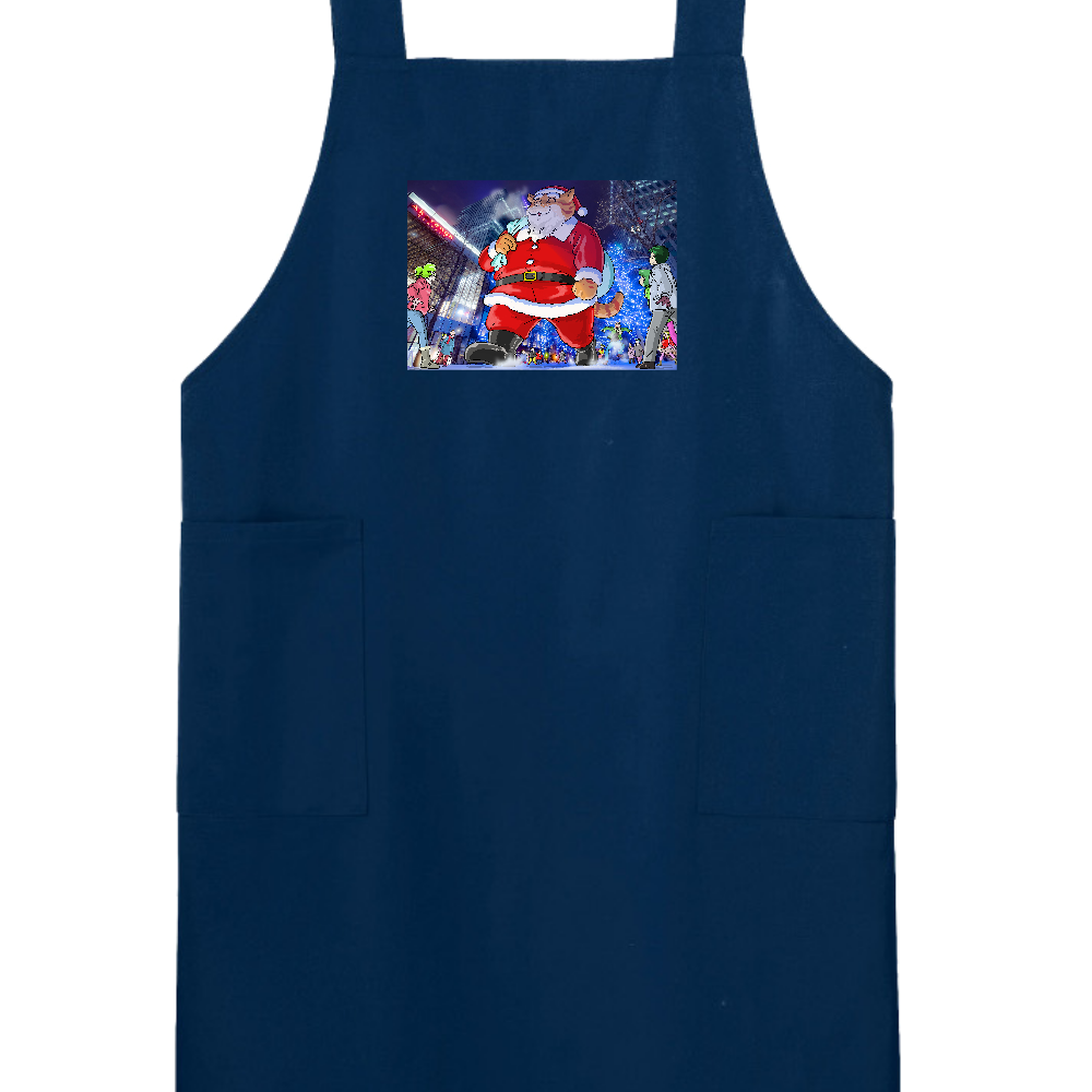 大きな猫サンタがやって来る！