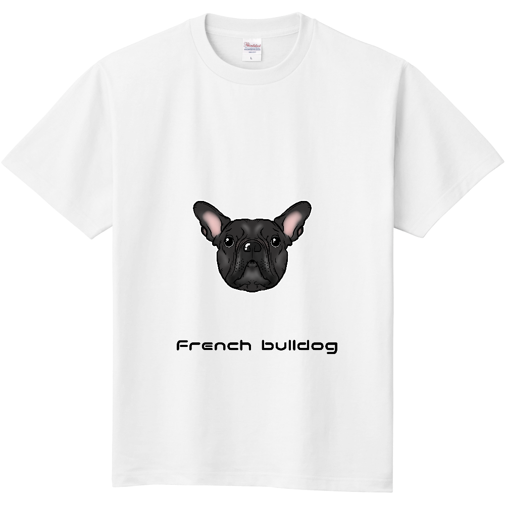 犬:フレンチブルドック（黒Ver.）|オリジナルTシャツのUP-T