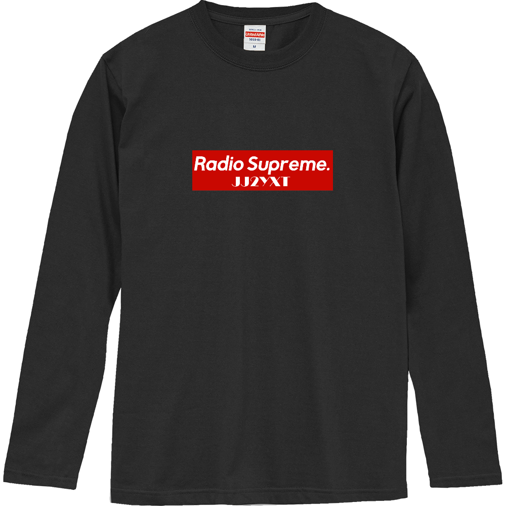 Radio Supreme ボックスロゴ ロングT|オリジナルTシャツのUP-T