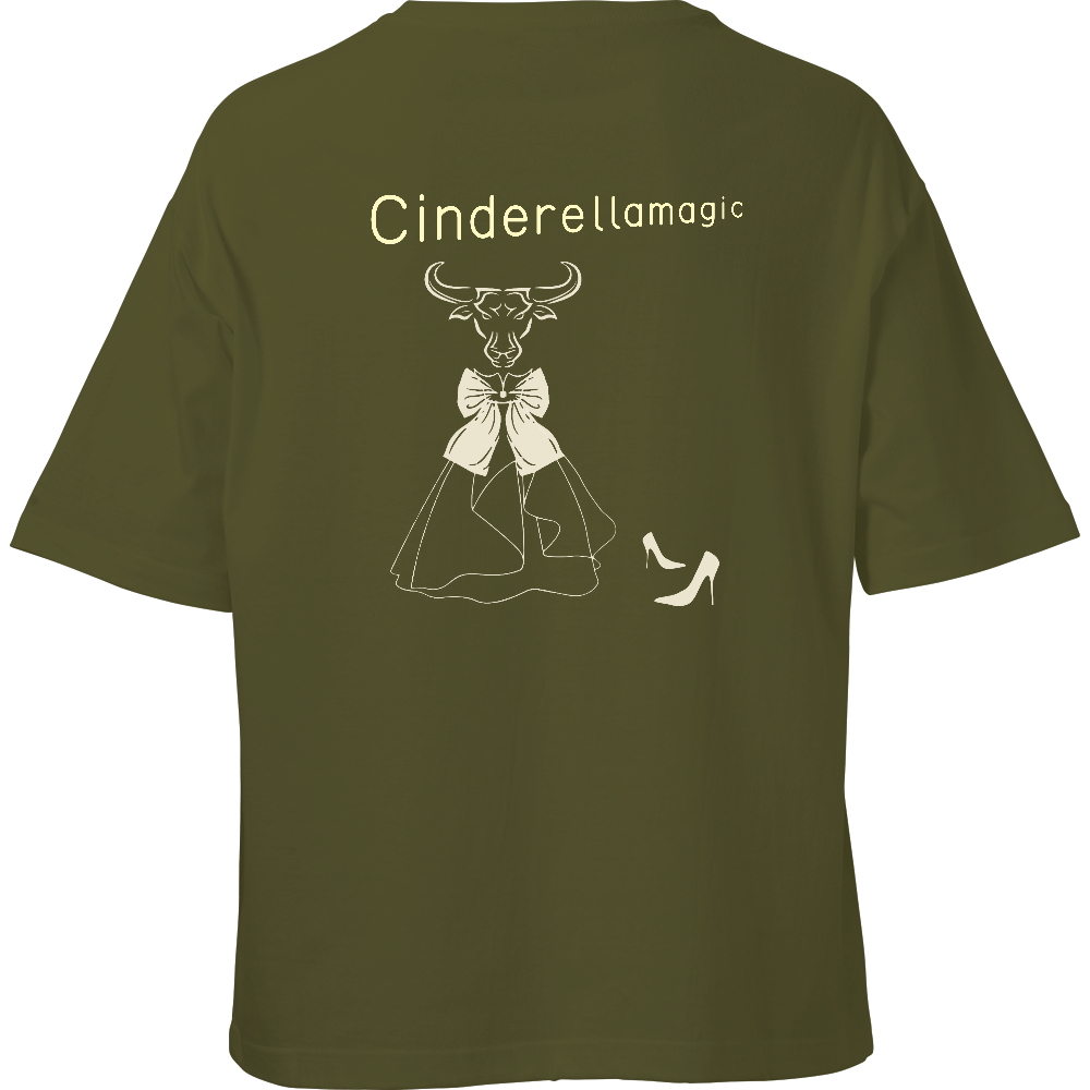 Cinderella magic オーバーTシャツ BLACK - Tシャツ/カットソー(半袖
