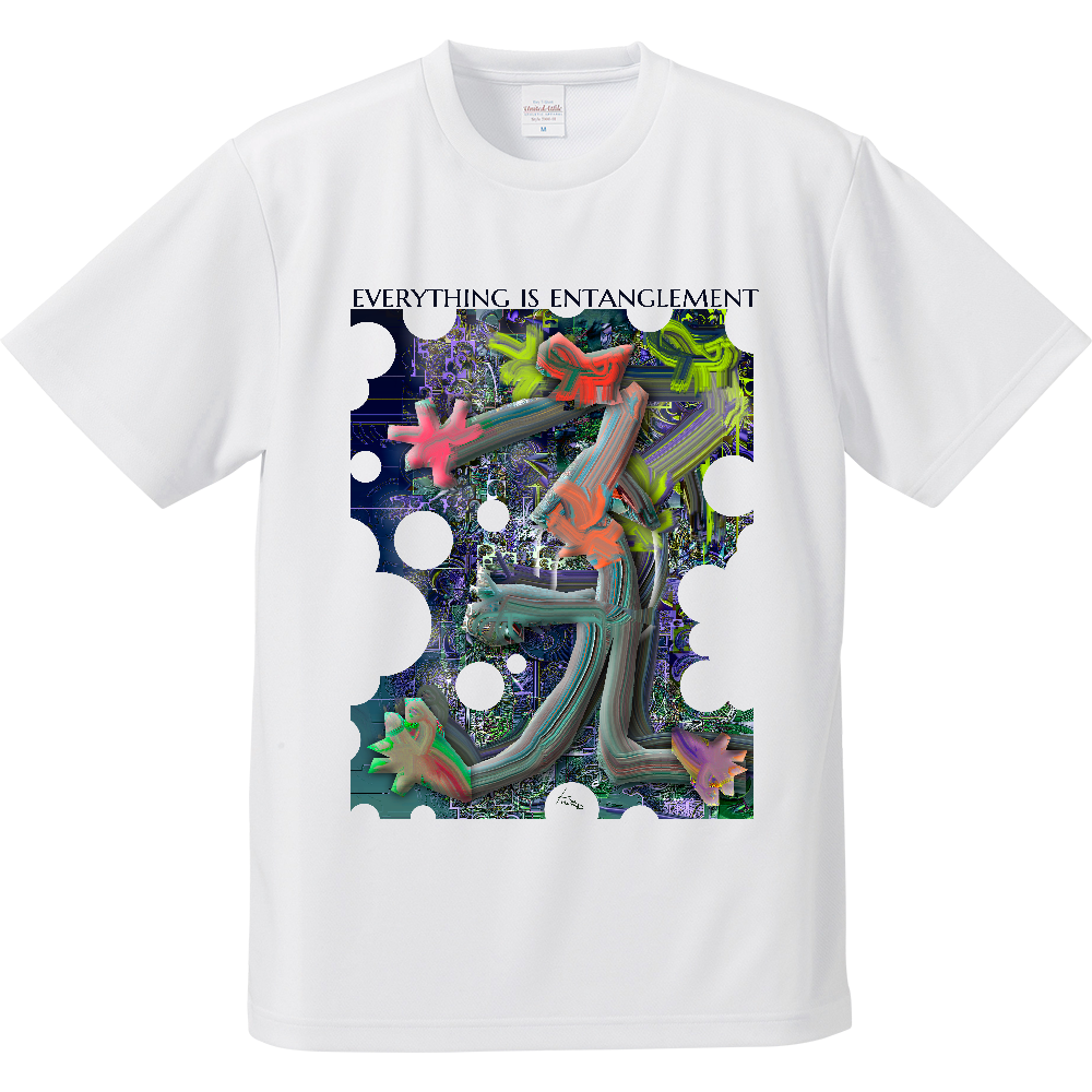 everything is entanglement2-ドライアスレチックTシャツ