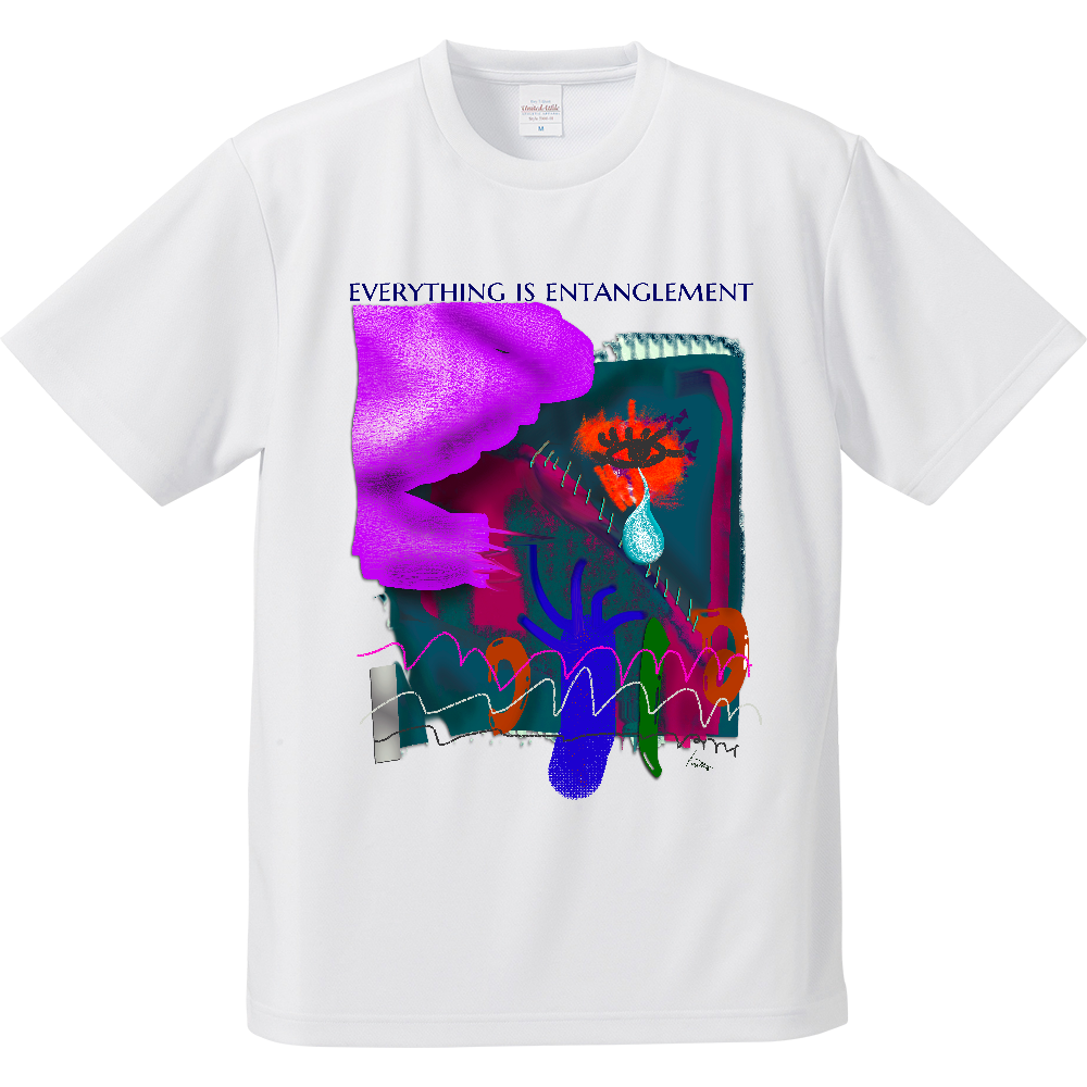 everything is entanglement3-ドライアスレチックTシャツ