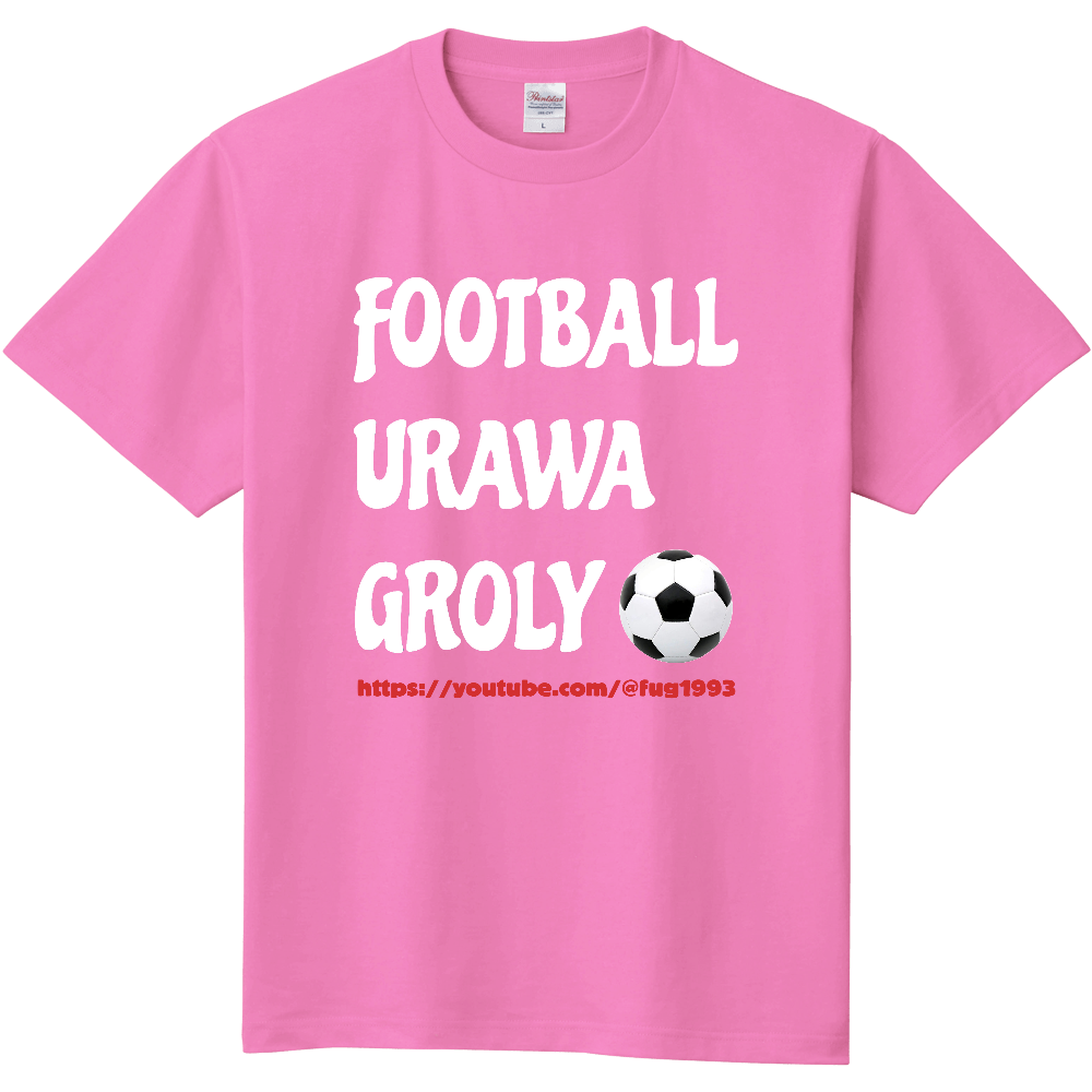  FOOTBALL/URAWA/GROLY  PNK Tシャツ-定番Ｔシャツ