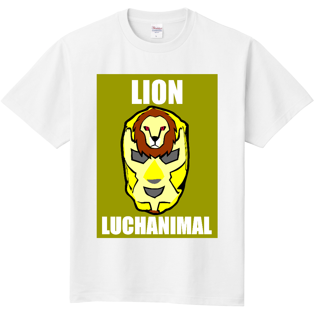 LUCHAライオンマスクTシャツ/LUCHANIMAL|オリジナルTシャツのUP-T